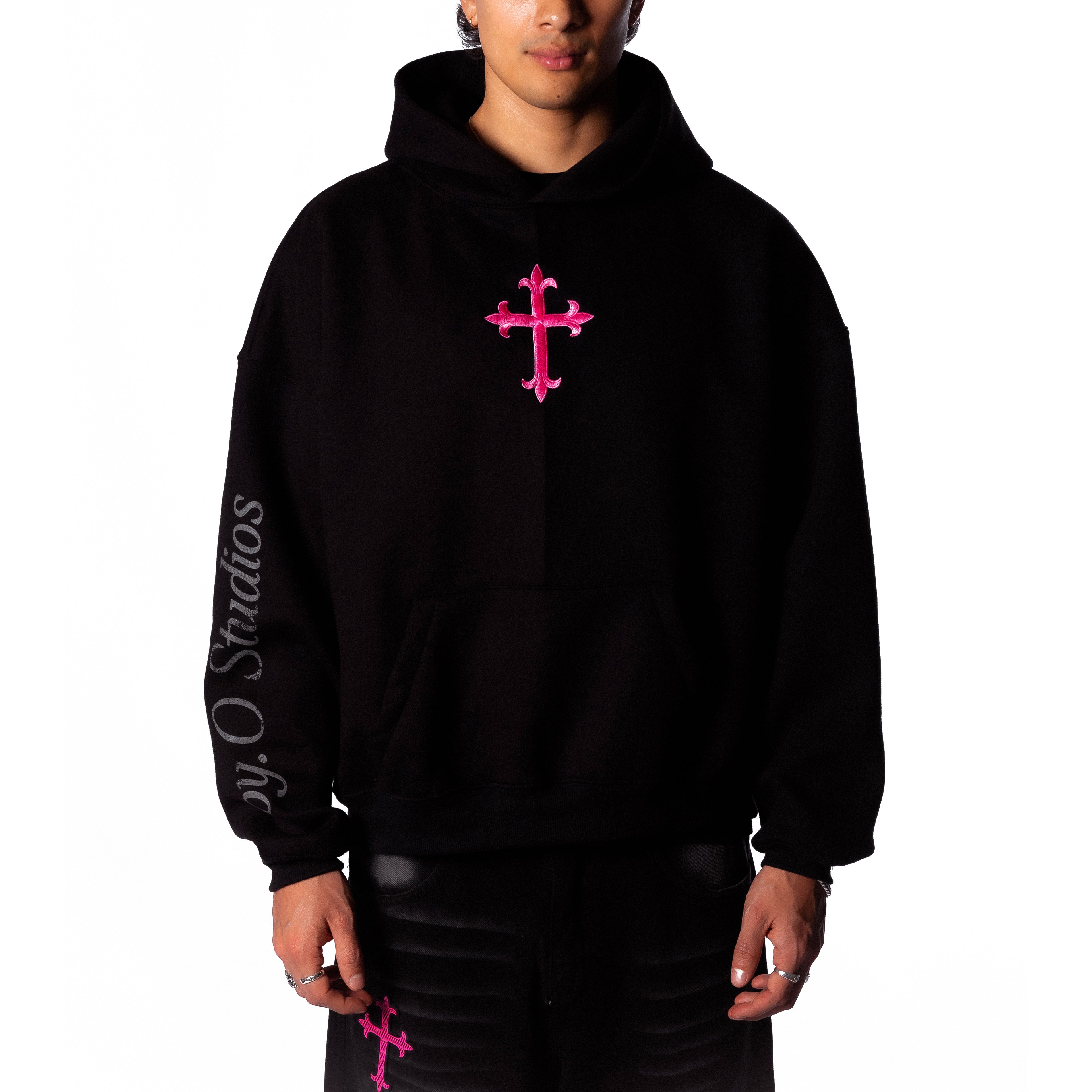 Exclusive Pink Cross Hoodie